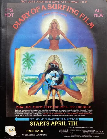 diary of a surfing film 1976 poster