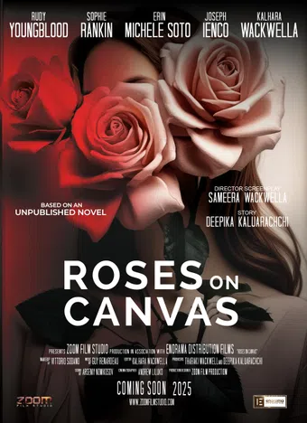 roses on canvas poster