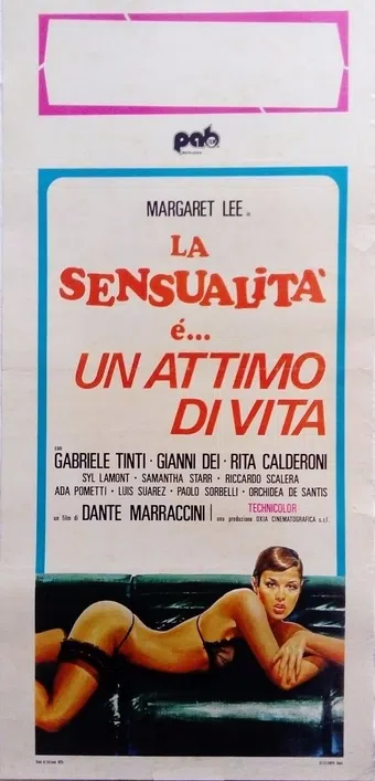 la sensualità è un attimo di vita 1975 poster