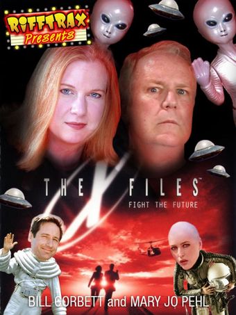 rifftrax: x-files fight the future 2008 poster