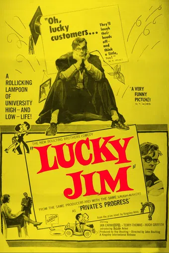 lucky jim 1957 poster