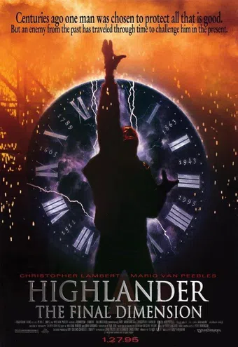 highlander iii: the sorcerer 1994 poster