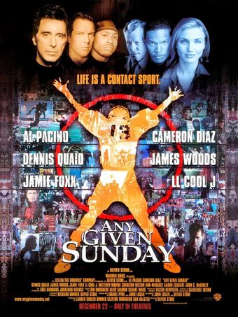 any given sunday 1999 poster