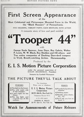 trooper 44 1917 poster