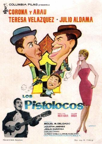 los pistolocos 1960 poster