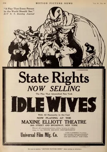 idle wives 1916 poster