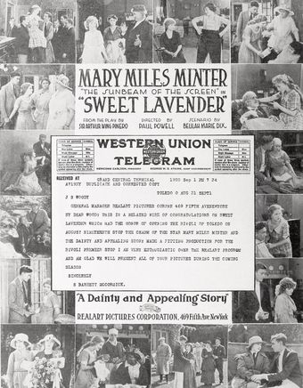 sweet lavender 1920 poster