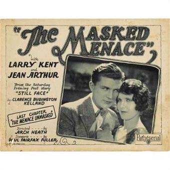 the masked menace 1927 poster