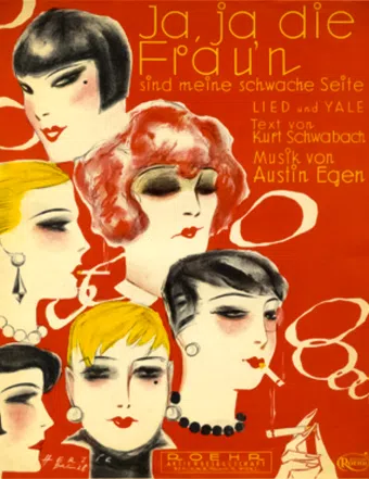 ja, ja, die frauen sind meine schwache seite 1929 poster