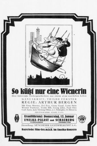 so küsst nur eine wienerin 1928 poster