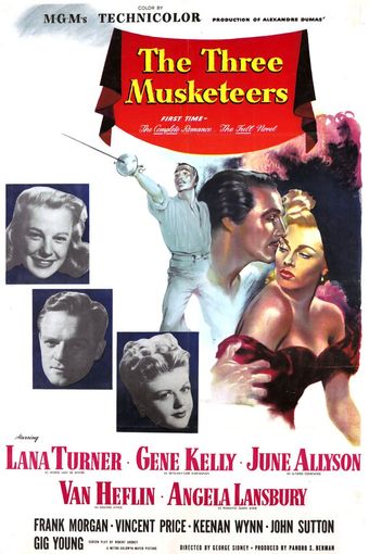 the three musketeers 1948 poster