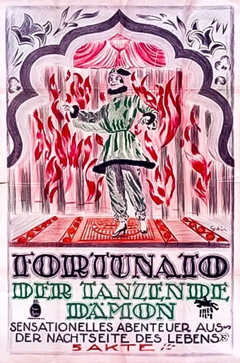 fortunato. 1. der tanzende dämon 1921 poster