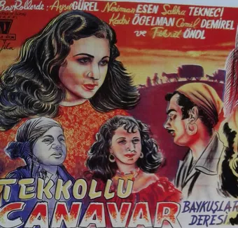 tek kollu canavar 1954 poster