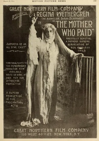 the mother who paid 1916 poster