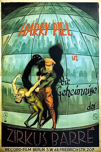 die geheimnisse des zirkus barré 1920 poster