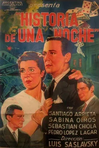 historia de una noche 1941 poster