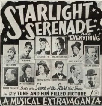 starlight serenade 1944 poster