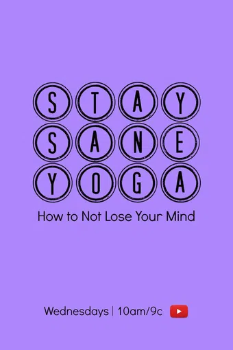 stay sane yoga: how to not lose your mind 2015 poster