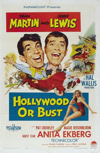 hollywood or bust 1956 poster