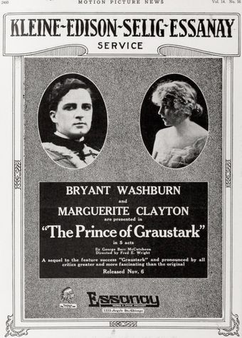 the prince of graustark 1916 poster