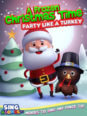 a frozen christmas dance: party like a turkey 2021 poster