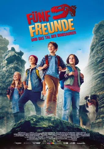 fünf freunde und das tal der dinosaurier 2018 poster