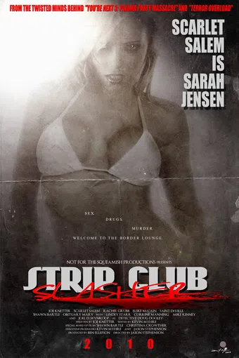 strip club slasher 2010 poster