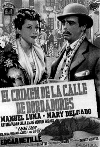 el crimen de la calle de bordadores 1946 poster