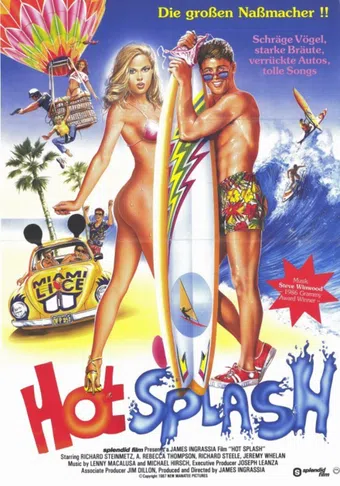 hot splash 1988 poster