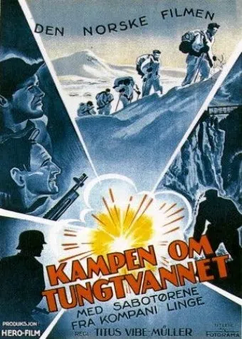 kampen om tungtvannet 1948 poster