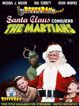 rifftrax live: santa claus conquers the martians 2013 poster