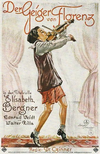 der geiger von florenz 1926 poster