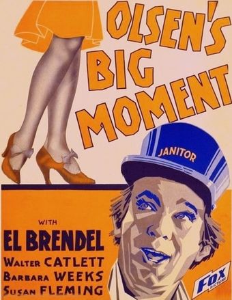 olsen's big moment 1933 poster