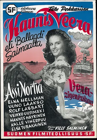 kaunis veera eli ballaadi saimaalta 1950 poster