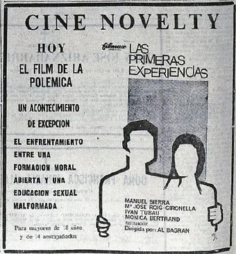 las primeras experiencias 1975 poster