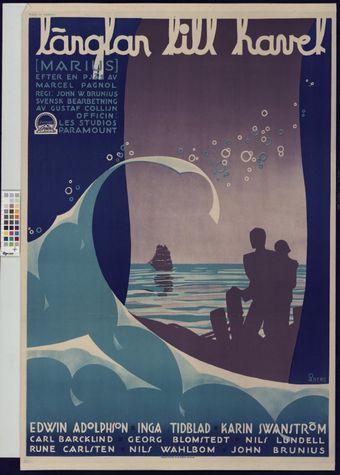 längtan till havet 1931 poster