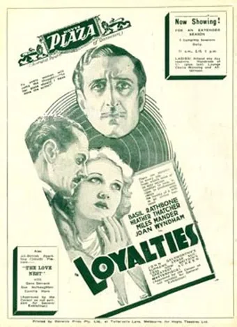 loyalties 1933 poster