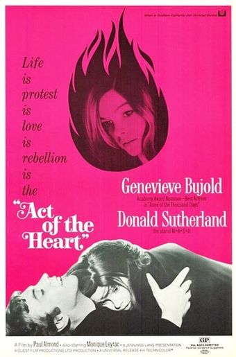 act of the heart 1970 poster