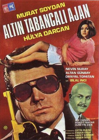 altin tabancali ajan 1970 poster