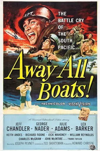 away all boats 1956 poster