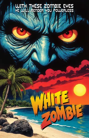white zombie poster