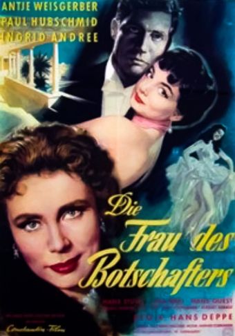 die frau des botschafters 1955 poster