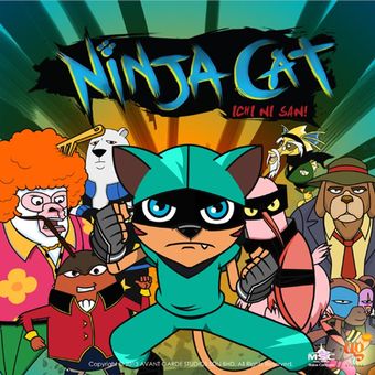 ninja cat, ichi ni san! 2013 poster