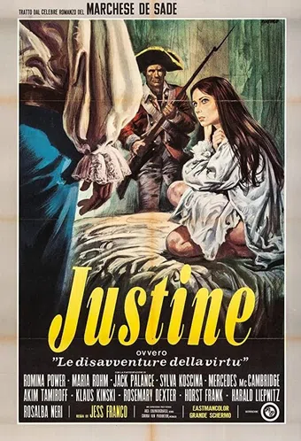 marquis de sade: justine 1969 poster