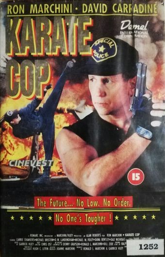 karate cop 1991 poster