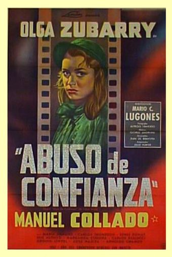 abuso de confianza 1950 poster