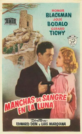 manchas de sangre en la luna 1952 poster