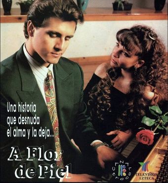 a flor de piel 1994 poster