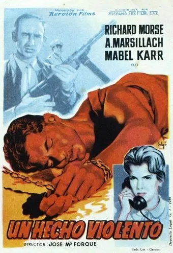 un hecho violento 1959 poster