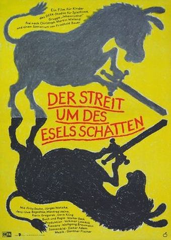 der streit um des esels schatten 1990 poster